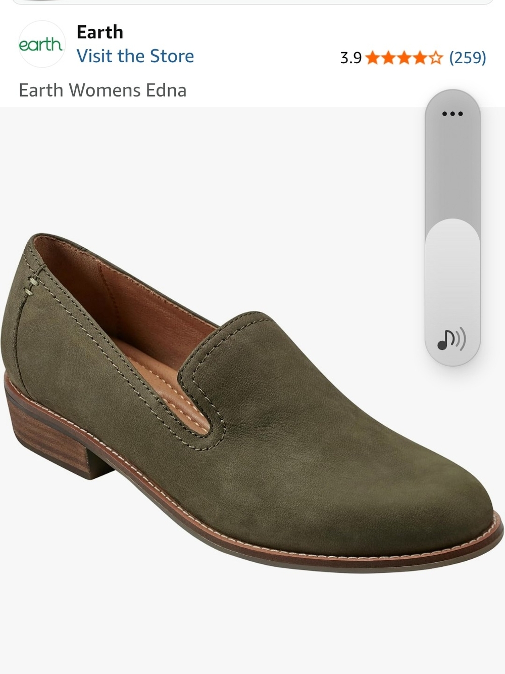 Olive Green Slip-On Loafer - Picture 7 of 8